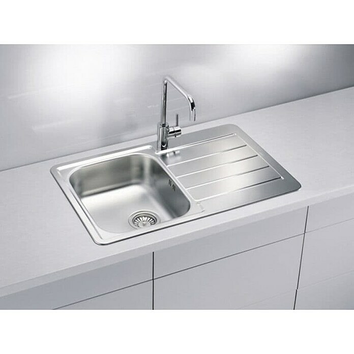 Alveus Vgradno korito Line 80  (79 x 50 cm, Nerjavno jeklo) | 4173 - Einbauspülen Edelstahl | DCFC - Spülen | DCF - Küche | DC - Sanitärinstallation | D - Sanitär | BAUHAUS