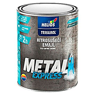 Helios Kovinski zaščitni lak Tessarol Metal Express (Črna, 0,75 l, Mat)