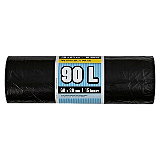 Vreča za smeti Piskar (90 l, Črna)