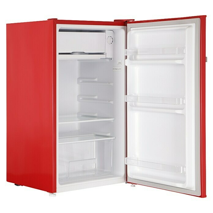 Respekta Kühlschrank KG83R-37 (Nutzinhalt Gesamt: 90 l, L x B x H: 44,7 x 47,4 x 83,1 cm, Rot) | BAUHAUS