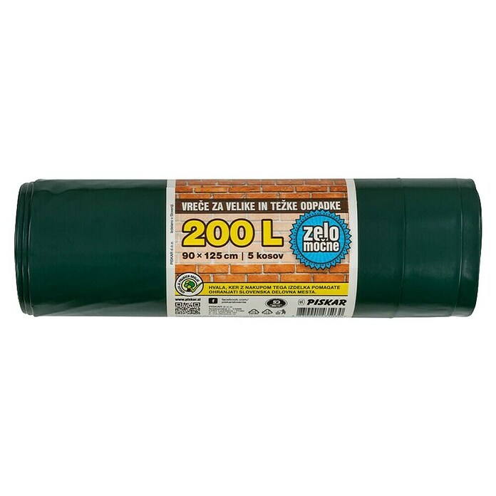 Vreča za smeti  (200 l, Črna) | 7170 - Müllbeutel | HHDA - Abfall | HHD - Abfall | HH - Reinigung | H - Innendeko/Farben | BAUHAUS
