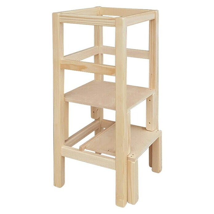 Otroški stol  (Do x Š x V: 40 x 40 x 85 cm, Les, Natur) | 8305 - Kinderspielgeräte Holz | ICHA - Kinderspielgeräte | ICH - Kinderspielgeräte | IC - Freizeit im Garten | I - Stadtgarten | BAUHAUS