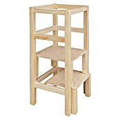 Otroški stol  (Do x Š x V: 40 x 40 x 85 cm, Les, Natur) | 8305 - Kinderspielgeräte Holz | ICHA - Kinderspielgeräte | ICH - Kinderspielgeräte | IC - Freizeit im Garten | I - Stadtgarten | BAUHAUS
