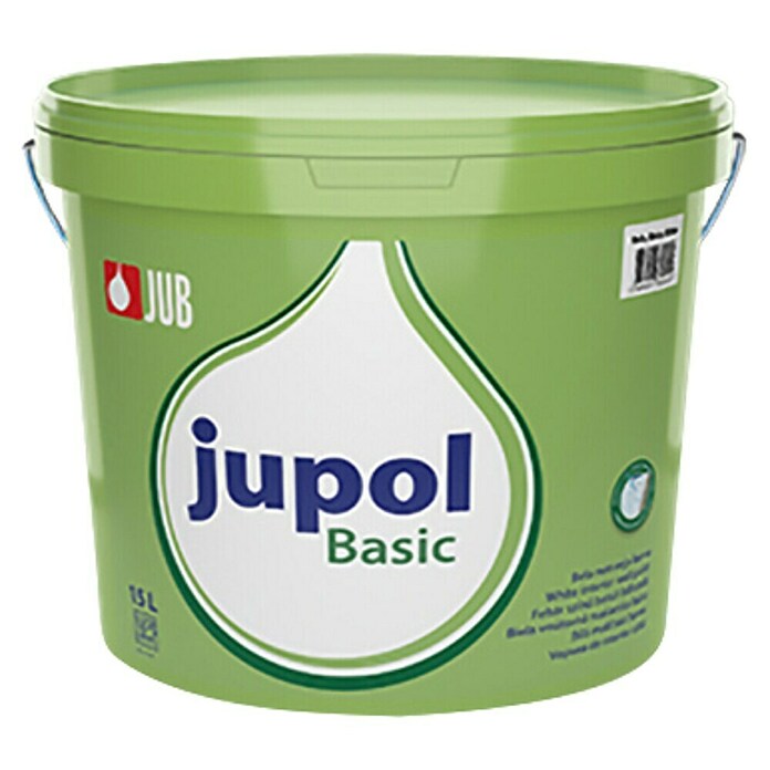 Jub Stenska barva Jupol Basic  (Bela, 15 l) | 5861 - IF Disp. weiß, flüssig, Marke | HADC - Innenfarben | HAD - Farben | HA - Farben | H - Innendeko/Farben | BAUHAUS
