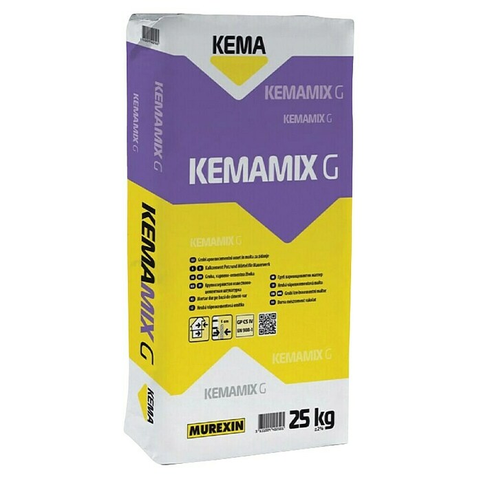 Kema Apneno-cementni omet Kemamix G  (25 kg) | 5547 - Marken Mörtel Bindemittel, Reparaturprodukte | FADA - Mauern Renov  Ausgleichen | FAD - Baustoffe | FA - Baustoffe | F - Baustoffe | BAUHAUS