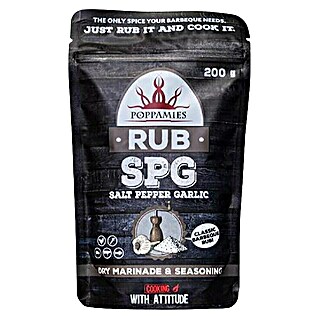 Poppamies Mešanica začimb Salt Pepper Garlic (200 g)