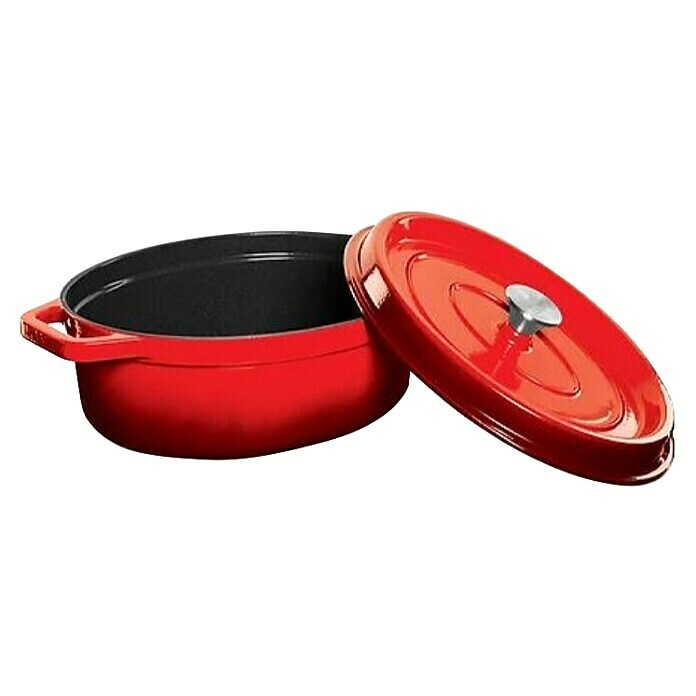 Posoda za peko s pokrovom  (Lito železo, 40 cm, Rdeča) | 8315 - Grill-Zubehör Marke | ICGB - Grillzubehör | ICG - Grillgeräte / Grillzubehör | IC - Freizeit im Garten | I - Stadtgarten | BAUHAUS