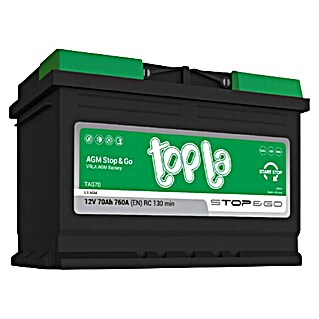 Avtomobilski akumulator Stop&Go (70 Ah, 12 V)