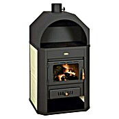 Prity Kamin na drva W17  (17 kW, Crna, Namijenjeno za spajanje na centralno grijanje) | BAUHAUS