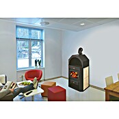 Prity Kamin na drva W17  (17 kW, Crna, Namijenjeno za spajanje na centralno grijanje) | BAUHAUS