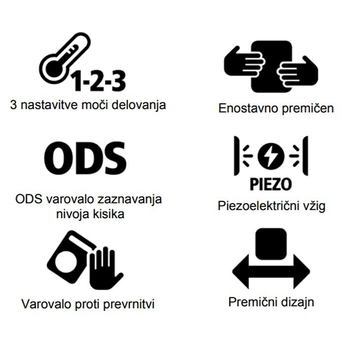 Qlima Plinski grelec GH3042R  (4,2 kW, Zmogljivost ogrevanja prostora: 68 m³ - 135 m³) | Plinske peči | Peči in kamini | Ogrevanje in hlajenje | Izdelki | BAUHAUS
