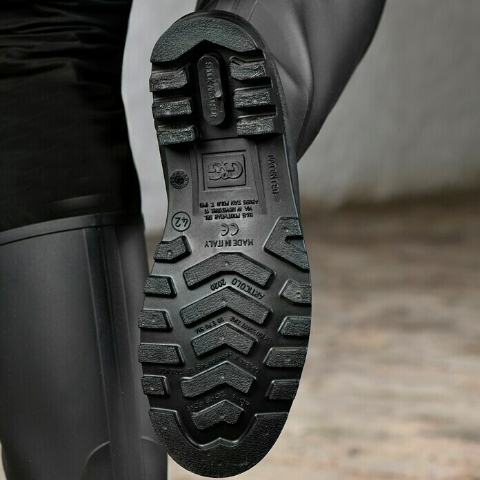 PVC-Stiefel (Schuhgröße: 41, Hoch, Schwarz)