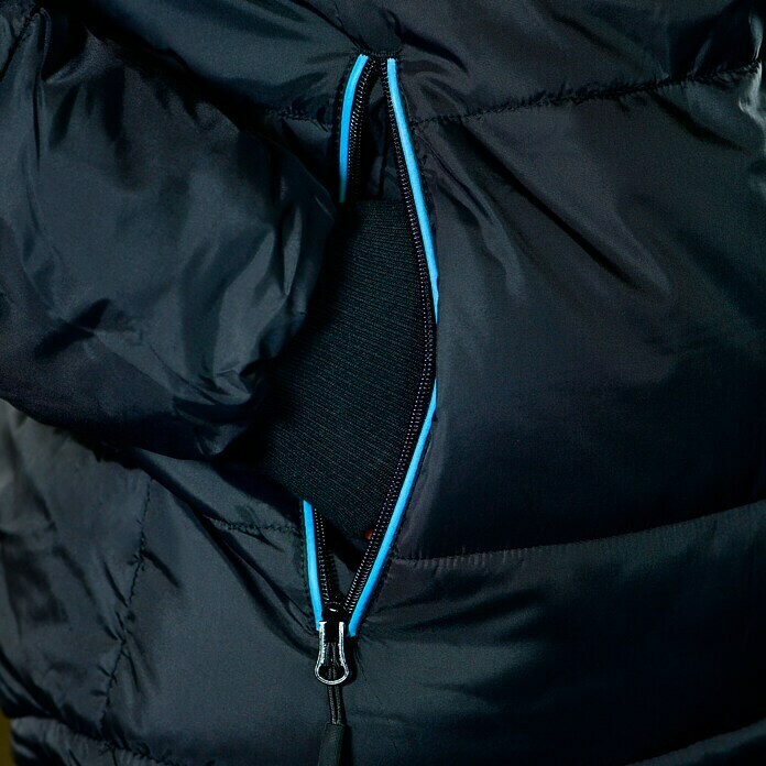 HD Concept Thermojacke (XXL, Blau/Schwarz)