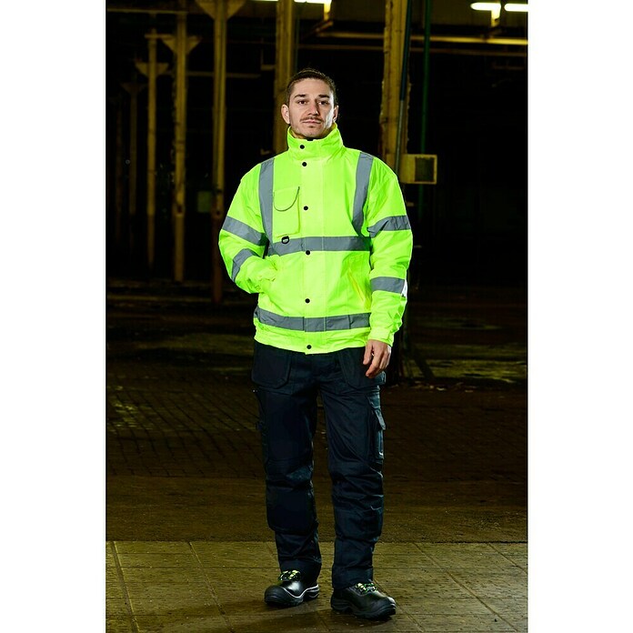 Scheibler Warnschutz-Jacke Blouson (Gelb, XL) | BAUHAUS