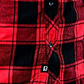 Brandit Flanellhemd (Schwarz/Rot, XXXL) | BAUHAUS