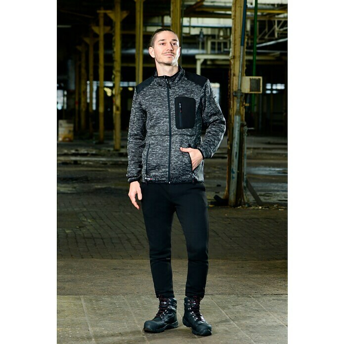 Kübler Strickjacke Puls Daily (Größe: M, Grau/Schwarz) | BAUHAUS