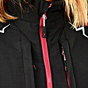 Kübler Pulse Damen-Softshell-Jacke (Schwarz/Bordeaux, S) | BAUHAUS