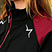 Kübler Pulse Damen-Softshell-Jacke (Schwarz/Bordeaux, M) | BAUHAUS