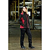 Kübler Pulse Damen-Softshell-Jacke (Schwarz/Bordeaux, S) | BAUHAUS