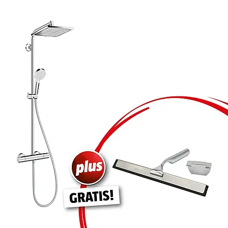Hansgrohe Duschsystem Crometta Showerpipe E240 inkl. Duschabzieher GRATIS