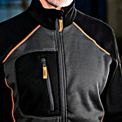 L.Brador Fleecejacke 6195P (Schwarz/Grau, M) | BAUHAUS