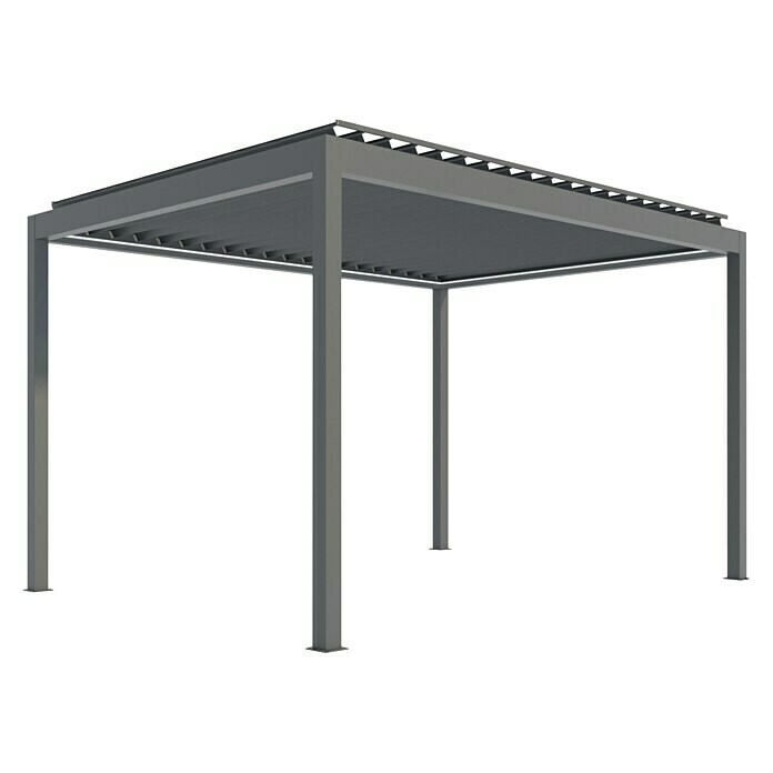 Wismar-NFI Pergola Easy Up (Grau-Grau, 300 x 499,6 x 257 cm, Aluminium) | BAUHAUS