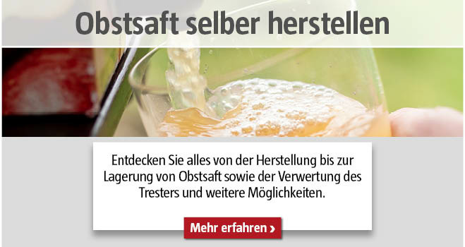 Obstverarbeitung Obstsaft