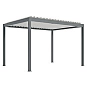 Wismar-NFI Pergola Easy Up (Grau-Weiß, 300 x 259,6 x 257 cm, Aluminium) | BAUHAUS