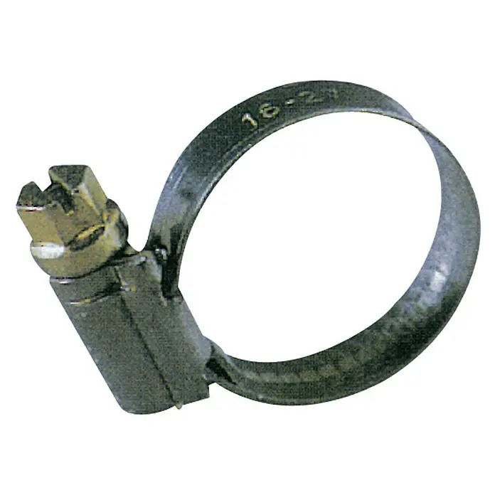 Abrazadera sin fin - 80 mm - 100 mm, Acero inoxidable, 1 ud. - Abrazadera metálica con tornillo, ideal para fijar mangueras y tubos de forma segura. Robusta y duradera.