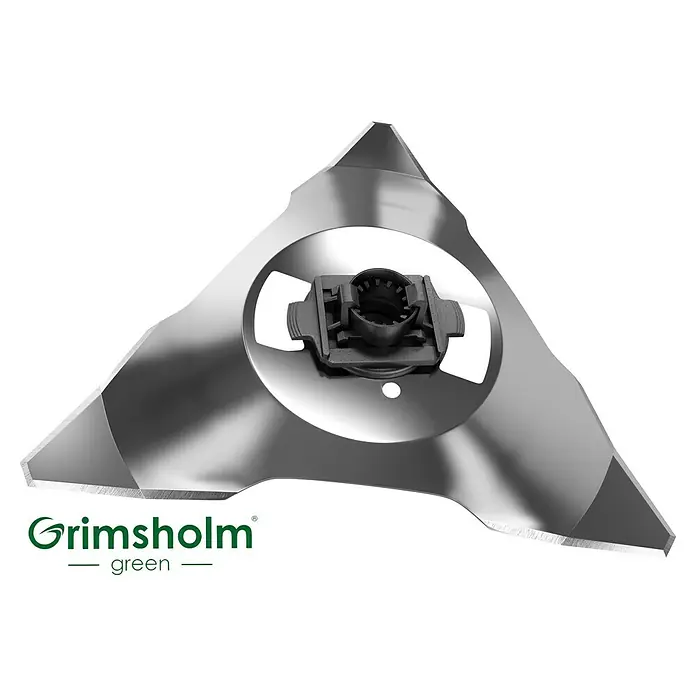 Grimsholm Green Ersatzmesser für Rasenmäher - Robomow Mähroboter-Modelle RC/RS/TS/MS - Grimsholm Dreizackmesser für Rasentrimmer. Ideal zum Trimmen von Gras und leichtem Gestrüpp in Ihrem Garten mit diesem robusten Trimmerzubehör.