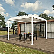 Wismar-NFI Pergola Easy Up (Weiß-Weiß, 350 x 399,6 x 257 cm, Aluminium) | BAUHAUS