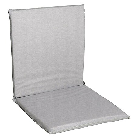 Cojín para respaldo alto (Gris perla, L x An x Al: 95 x 45 x 3,5 cm, 70% algodón 30% poliéster)