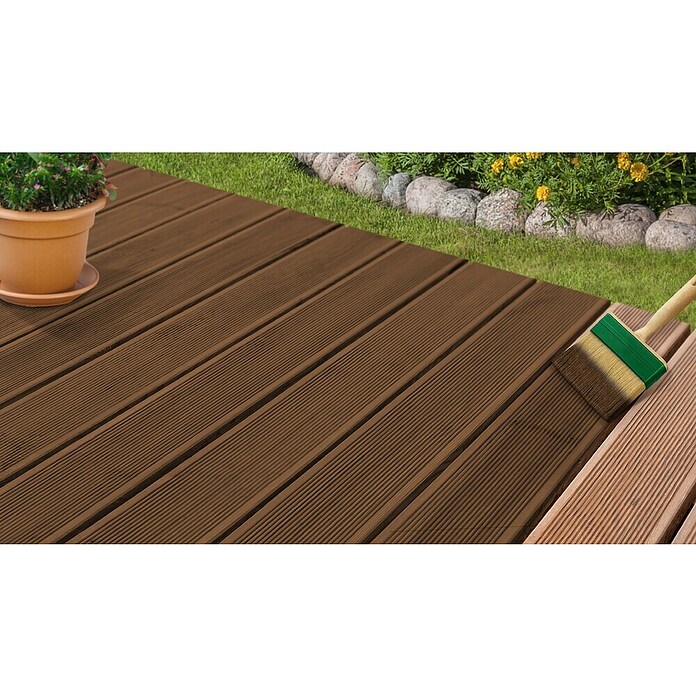 Ultrament Holzfarbe Holz Frisch (Anthrazit, 4 l, Matt) | BAUHAUS