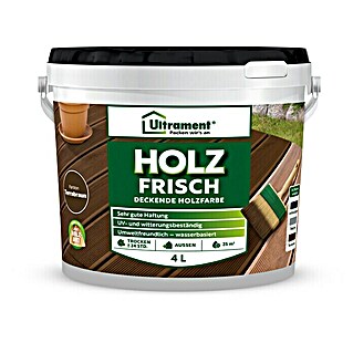 Ultrament Holzfarbe Holz Frisch (Terrabraun, 4 l, Matt)