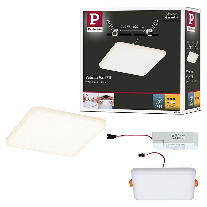 Paulmann LED panel (8,5 W, Satin, D x Š x V: 12,5 x 12,5 x 3,1 cm)