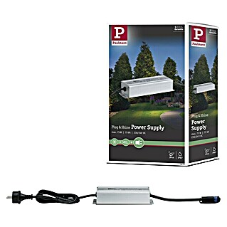 Paulmann Plug & Shine LED-Trafo (Max. Leistung: 75 W, 24 V, Silber, IP44)
