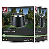 Paulmann Plug & Shine Aplique para exterior LED (6 W, Blanco cálido, IP67, Ø x Al: 19,3 cm x 15,5 mm)