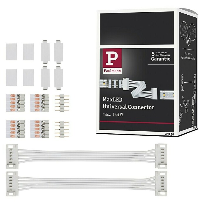 Paulmann MaxLED Set priključkov  (2 kos) | Kuhinjske in podvgradne svetilke | Svetila | Elektro in svetila | Izdelki | BAUHAUS