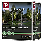 Paulmann Plug & Shine LED-Gartenspot-Set Plantini (1-flammig, 2,5 W, IP44 Schutzkontakt-Stecker, IP44)