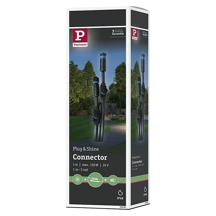 Paulmann Plug & Shine Verbindungskabel (1 m, 3 Anschlüsse, IP68)