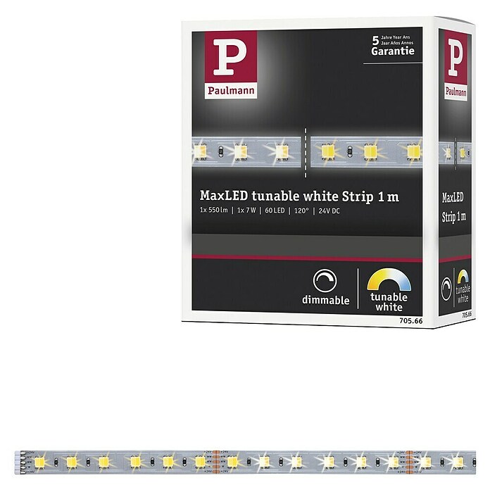 Paulmann MaxLED LED traka SmartHome Tunable White  (Srebrna, D x V: 1 m x 3 mm) | BAUHAUS