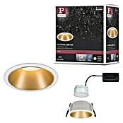 Paulmann Downlight LED empotrable Cole (6,5 W, Blanco/Dorado, Blanco cálido, 1 ud.) | BAUHAUS