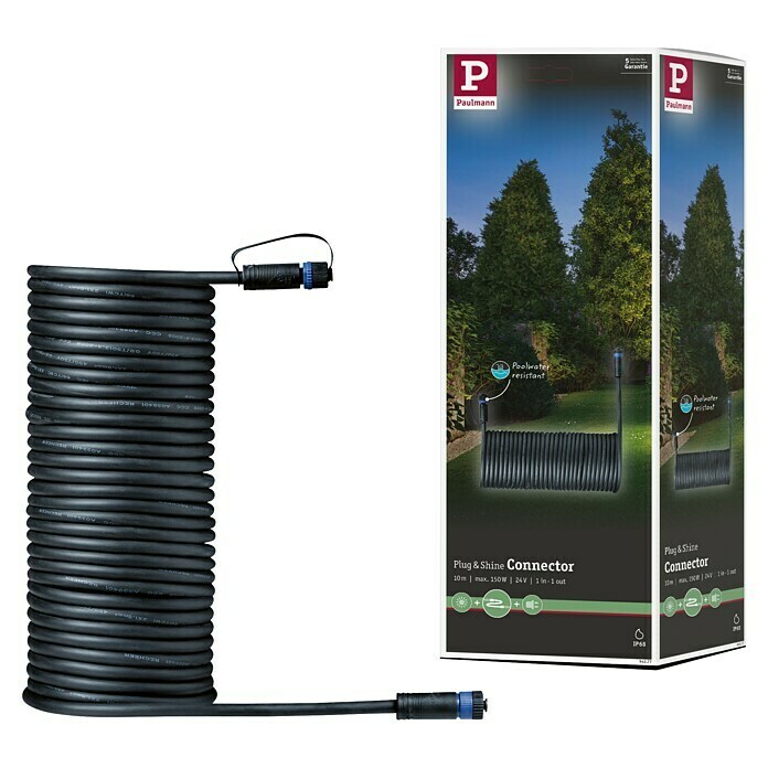 Paulmann Plug & Shine Verbindingskabel (Lengte: 10 m, IP68)