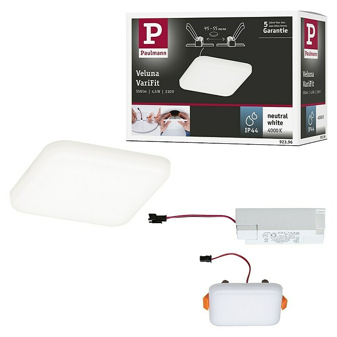 Paulmann LED panel (4,5 W, Satin, D x Š x V: 7,5 x 7,5 x 3,1 cm)