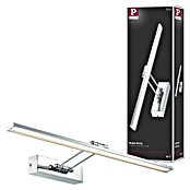 Paulmann Galeria Aplique LED para cuadros (11 W, Color de luz: Blanco cálido, L x An: 58,5 x 19 cm, Cromo)