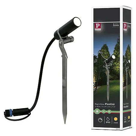 Paulmann Plug & Shine LED-Gartenspot Plantini