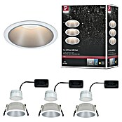 Paulmann Ugradbena LED svjetiljka Cole  (19,5 W, Bijela, Srebrna, Topla bijela, 3 Kom.) | BAUHAUS