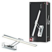 Paulmann Galeria Aplique LED para cuadros (7 W, Blanco cálido, 45 x 19 cm, Cromo)