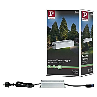 Paulmann Plug & Shine LED-Trafo (Max. Leistung: 150 W, 24 V, Silber, IP67)