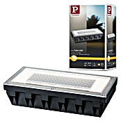 Paulmann Lámpara solar Box (0,06 W, Plateado, L x An x Al: 20 x 10 x 5,1 cm)